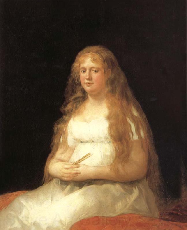 Francisco Goya Josefa Castilla Portugal de Garcini y Wanabrok Norge oil painting art